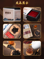 Huangjing Tea | Nine-Steam-Nine-Sun-Dry Traditional Craft | Authentic Jiuhua Mountain Ingredients | Taoist Tea Snack | Xiyi