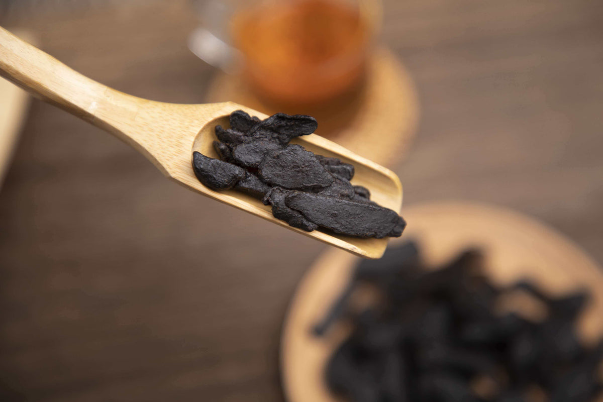 Huangjing Tea | Nine-Steam-Nine-Sun-Dry Traditional Craft | Authentic Jiuhua Mountain Ingredients | Taoist Tea Snack | Xiyi