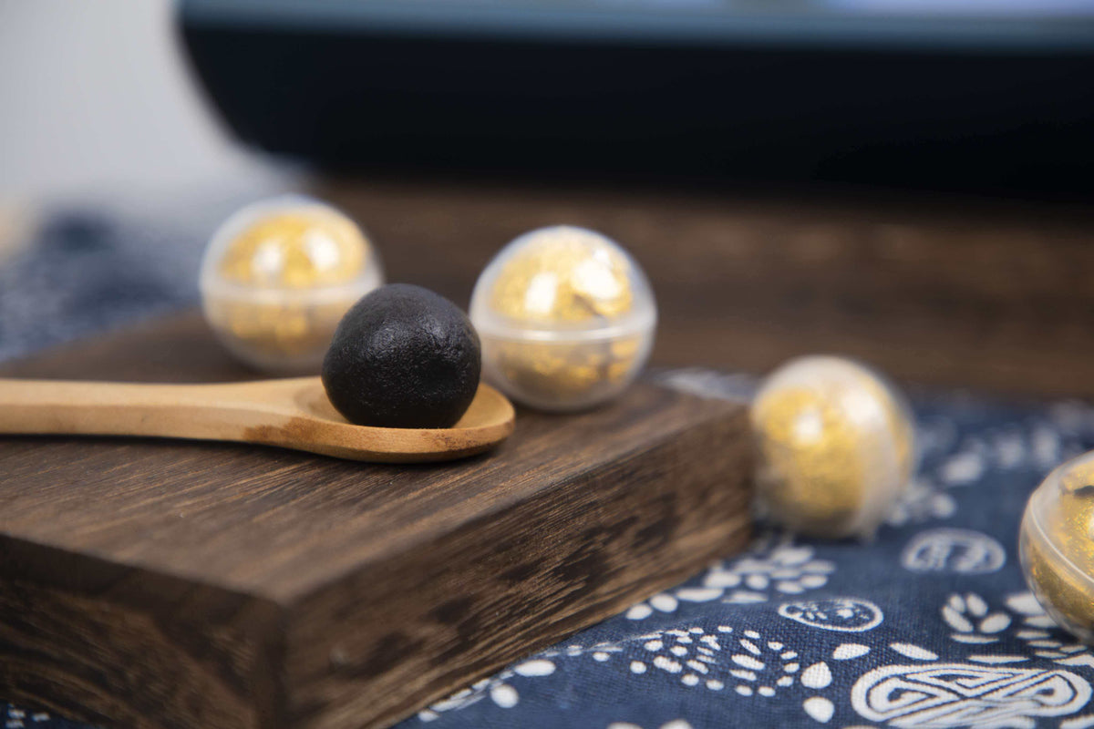 Huangjing Black Sesame Balls | Nine-Steam-Nine-Sun-Dry Traditional Craft | Authentic Jiuhua Mountain Ingredients | Xiyi
